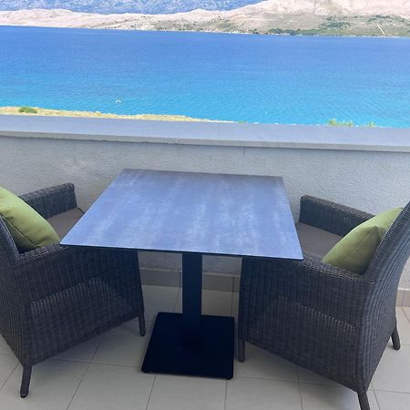 Studio Apartma Pag Blue Ocean 1 With Sea View Pag Town Esterno foto